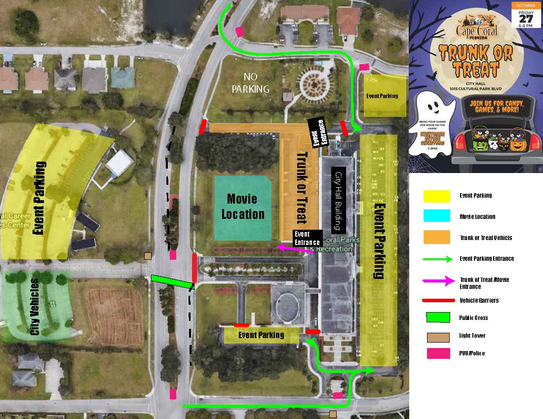 Trunk or Treat Event Map